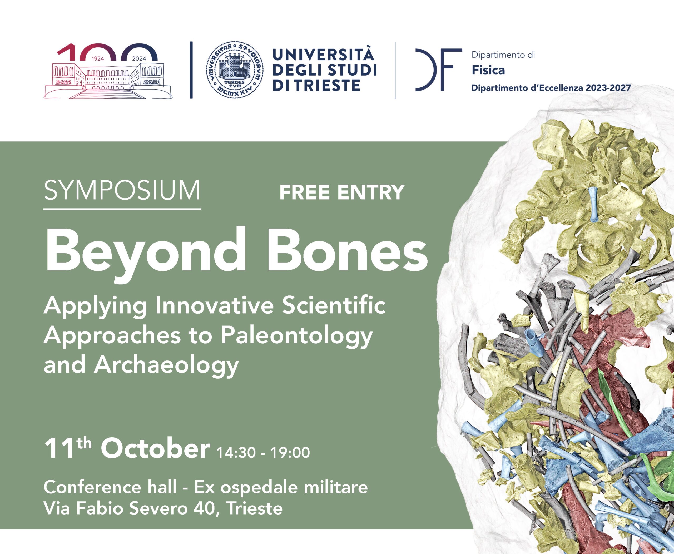 BEYOND BONES – Applying Innovative Scientific Approaches to Paleontology and Archaeology – Wednesday 11th October 2023